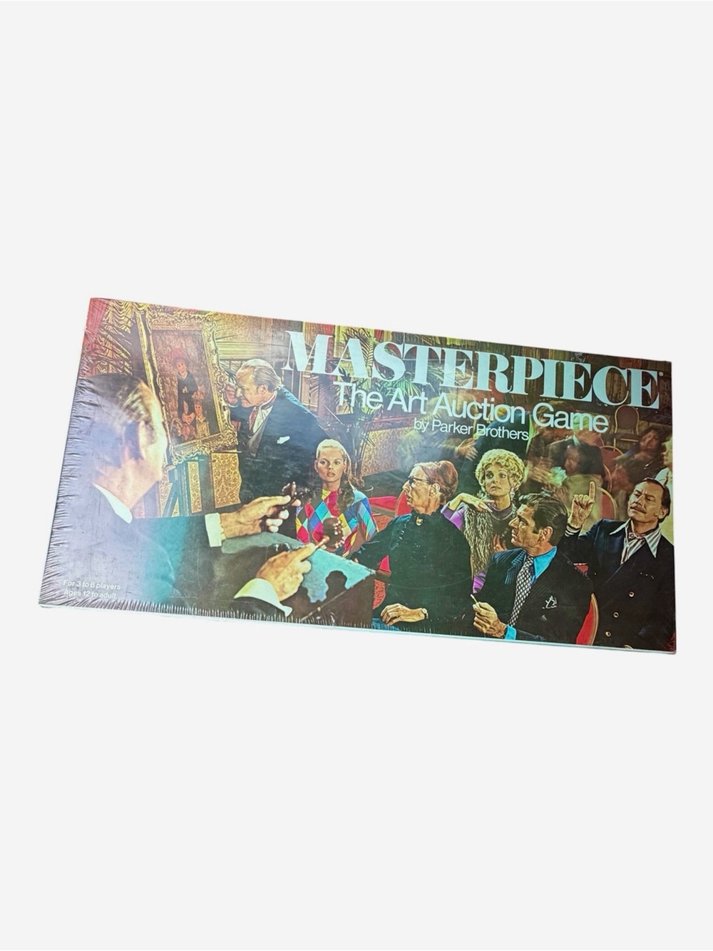 1970 Masterpiece The Art Auction Game by Parker Brothers - Black/Brown Box